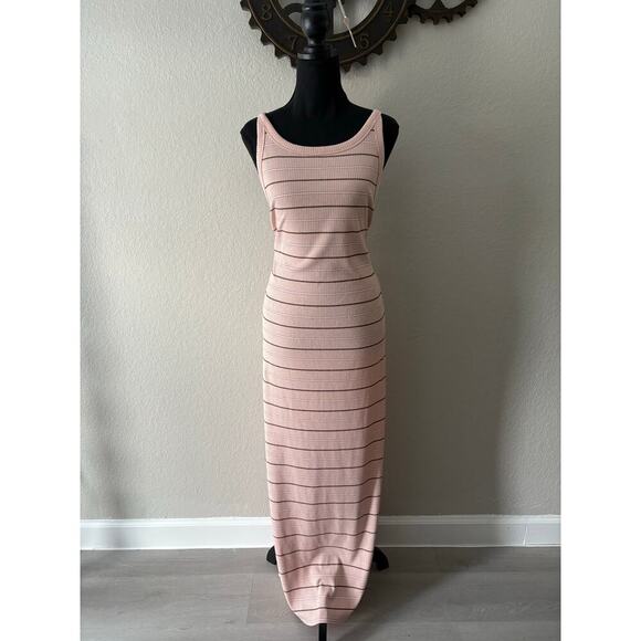A NEW DAY Tank Maxi Dress Pink Sz XXL Loungewear Sporty Coquette Summer Whimsy - Picture 1 of 7